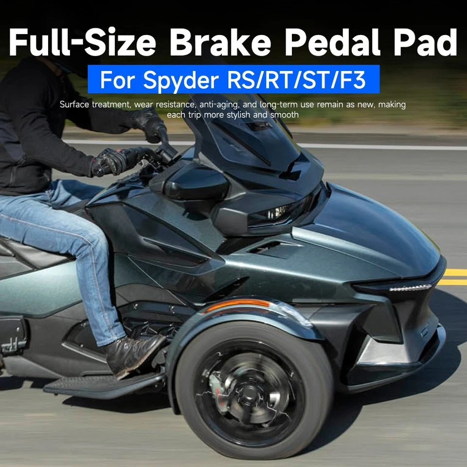 Para Can-Am Spyder F3 RT RS ST Pedal Pastilla 2 PIEZAS Motocicleta Foto 3 de 4