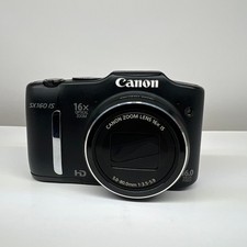 Canon PowerShot SX160 IS 16.0MP Compact Digital Camera + 8GB - Working *READ*