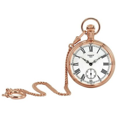 Tissot Lepine Rose Gold-Tone Mechanical Pocket Watch T861.405.99.033.01