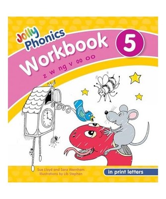 Jolly Phonics Workbook 5: In Print Letters [American English Edition], Sue Lloyd