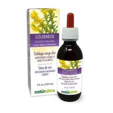 Naturalma Goldenrod Solidago virgaurea herb with Flowers Alcohol-Free Tinctur...