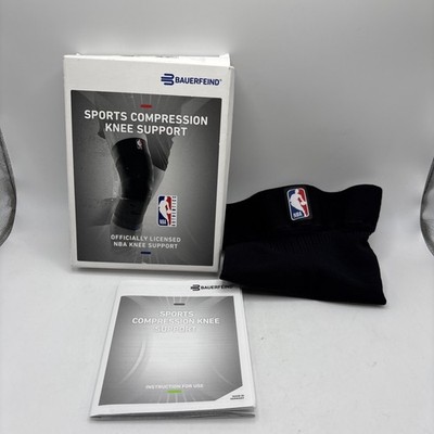 Bauerfeind NBA Sports Compression Knee Support Knee Brace Black Size M Open Box