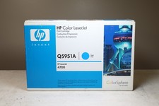 HP 643A Q5951A Cyan Toner Cartridge Genuine OEM LaserJet 4700 4700n 4700dn