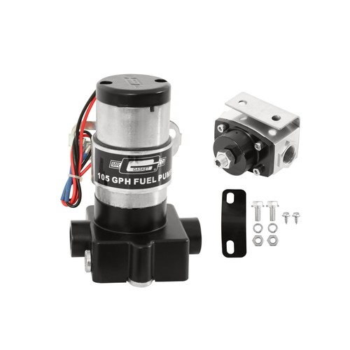 Mr. Gasket 105P Electric Fuel Pump with Regulator - 105 GPH FOR CARBURETOR