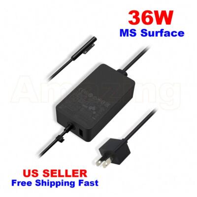 12V 2.58A 36W Microsoft Surface Pro Laptop Go OEM Power Supply Ac Adapter NEW