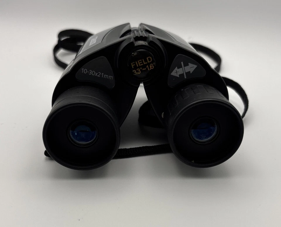 Carson Field Binoculars Compact 10-30x21 mm 3.3°~1.6° Grey/Black Work Great - Image 2 of 4
