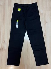 Tek Gear Active Ultrasoft Fleece Sweatpants Black Pants Youth XL 18/20  NWT