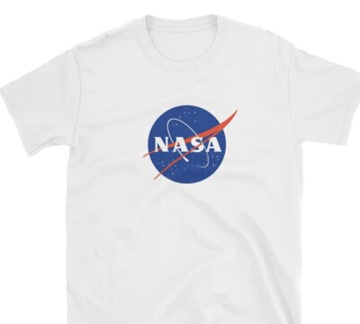 Shein NASA short sleeve T-shirt size M off white UK