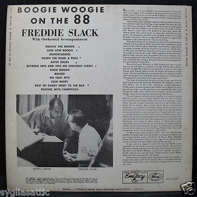FREDDIE SLACK-BOOGIE WOOGIE-Piano Jazz Album-EMARCY #MG