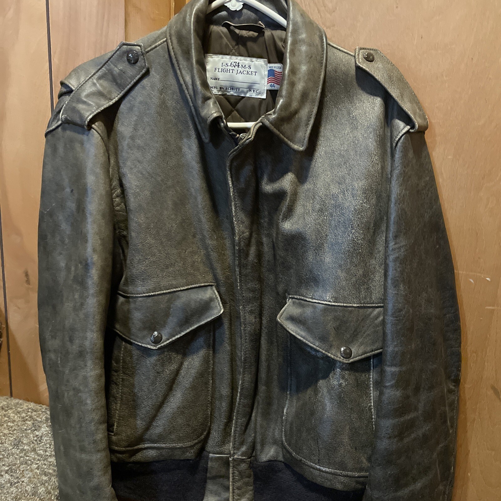 flight jacket schott vintage