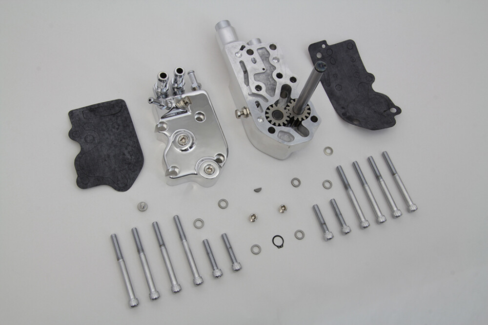 Polished Sifton Oil Pump Assembly FL FX Harley Knucklehead Panhead