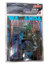 Black Panther 11 pc Notebook/Stationary School Set