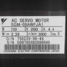 YASKAWA SGM-08AWFJA1 AC SERVO MOTOR SGM08AWFJA1 New In Box Expedited Shipping