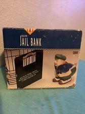 NEW- Golfer Novelty Bank Jail Cage - you d think they never saw a guy 12-putt..