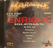40206 ENRIQUE IGLESIAS CHARTBUSTER KARAOKE CDG