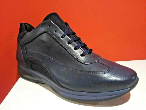 NERO GIARDINI Sneakers da uomo in pelle blu | P900800U