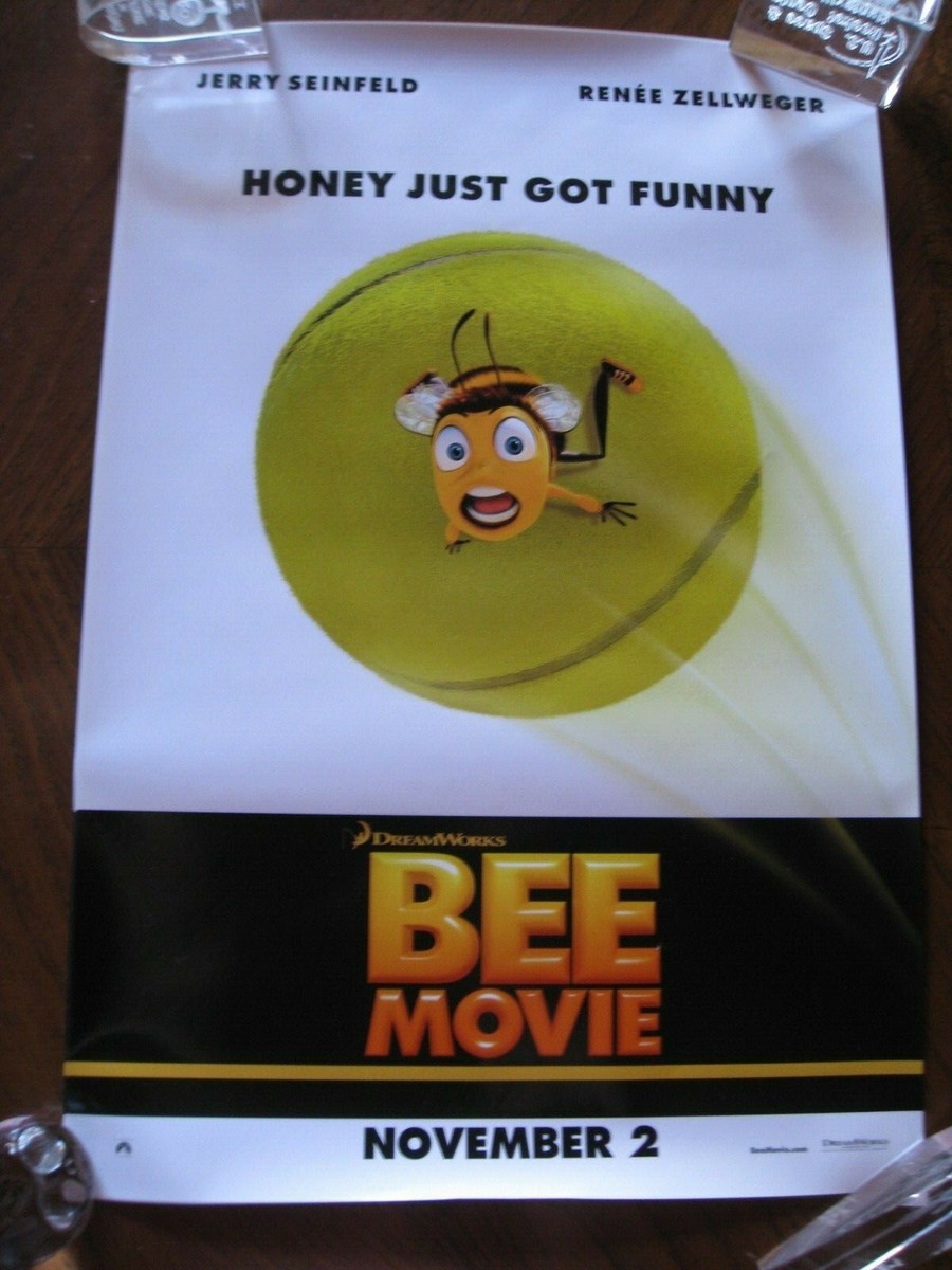 Jerry Seinfeld Signed Bee Movie 11x17 Movie Poster Photo Beckett COA Y92293, image size:900x1200