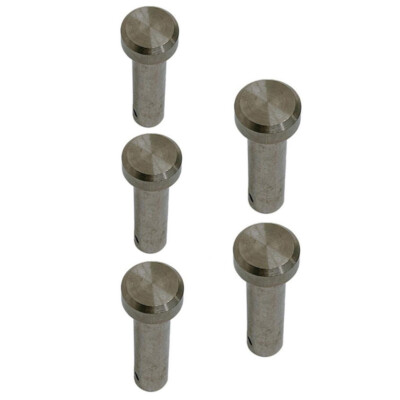 Stainless Steel Marine 7/16'' Single Hole Clevis Pin Fastener Pin Sailing 5 Pcs