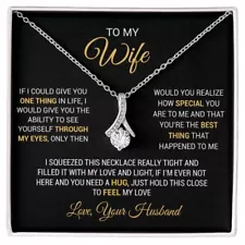 To My Wife Necklace, Gift For Wife, Anniversary Gift For Wife, Necklace For Wife