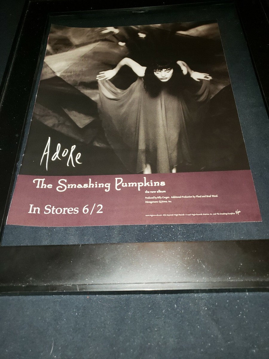 Smashing Pumpkins Adore Rare Original Radio Promo Ad Framed! | eBay