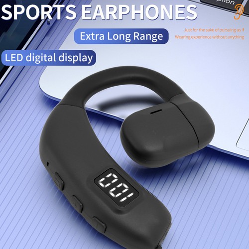 Wireless BT 5.4 Earbud Open Ear Air Conduction Headphone Noise Reduction Wir US - Photo 26 sur 33
