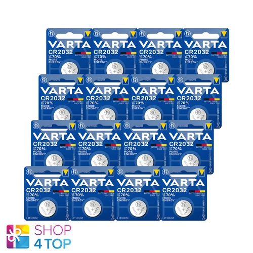 16 VARTA CR2032 LITHIUM BATTERIES 3V COIN CELL BUTTON DL2032 EXP 2033 NEW