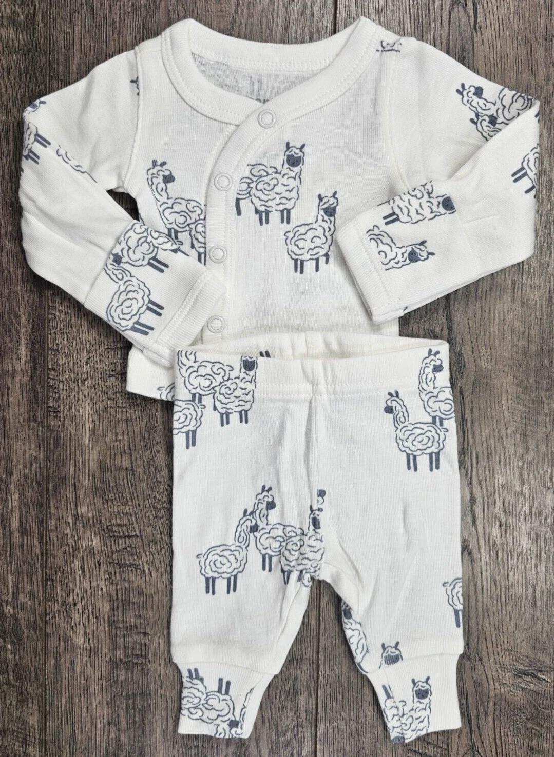 Baby Boy Clothes NWOT Just One You Carter's Preemie Llama 2pc Outfit