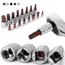 Screwdriver Bit 1/4 3/8" Phillips Head Drive Socket Wrench PH1 PH2 PH3 Hand Tool