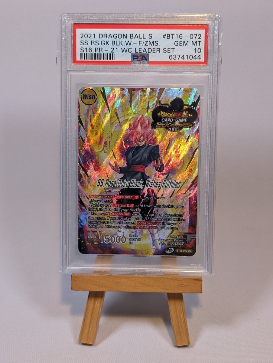 2021 PSA 10 GEM MINT SS Rose Goku Black Wishes Fulfilled World
