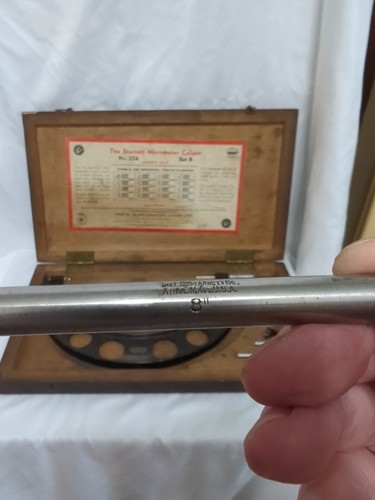 Starrett Micrometer Caliper Set No 224 Set B 6 - 9 Inch - Picture 9 of 13