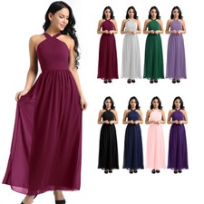 Women's Long Formal Evening Party Dresses Cocktail Prom Gowns Maxi Bridesmaid
