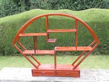 Traditional Chinese Wooden Display Stand with Drawers for Netsuke / Curios etc