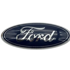NEW 2011 - 2016 Ford F250 Super Duty Front Chrome Blue Oval Grille Emblem OEM