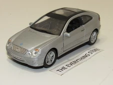 WELLY DAIMLER MERCEDES BENZ C-CLASS SPORTS COUPE SILVER 4.5 INCHES FREE SHIP