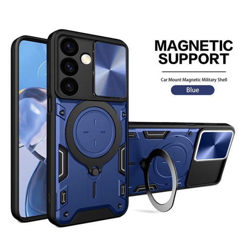 For Samsung Galaxy S24 Ultra S23 S22 S21FE A54 Armor Magnetic Holder Case Cover - Picture 12 of 16