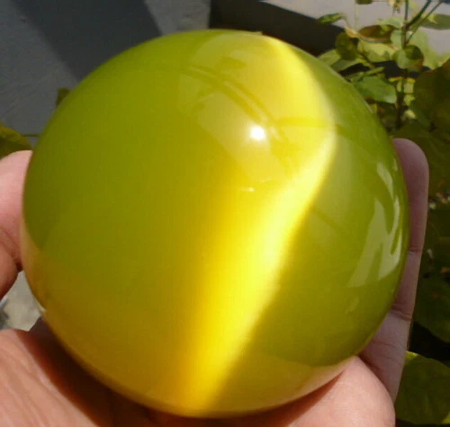 60/80MM Cat's Eye Crystal Ball Orb Sphere Healing ball Furnishing articles - Picture 11 of 39