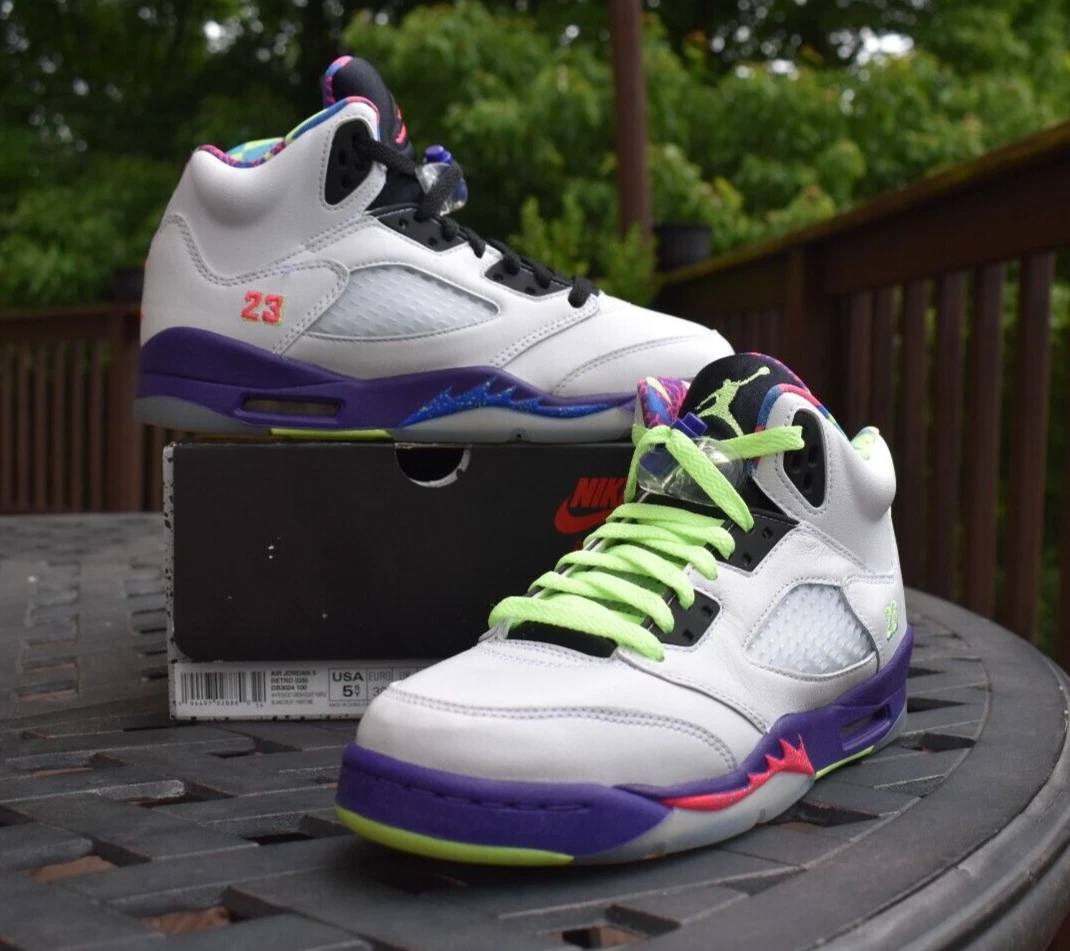 Nike Air Jordan 5 Retro GS 'Alternate Bel-Air' 2020 DB3024-100 Youth Size  5.5Y