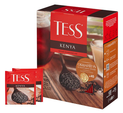 Tess Schwarztee Kenya  100 Teebeutel