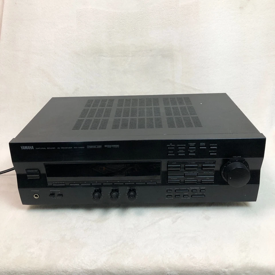 YAMAHA RX-V493 AV Stereo Natural Sound Receiver Tuner Cinema Dolby (For Repair) - Image 3 of 4
