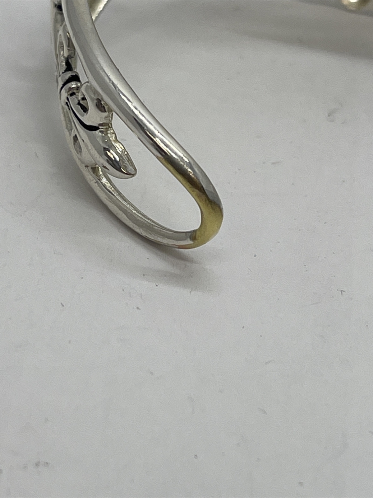 STAUER KINGMAN TURQUOISE CUFF BANGLE BRACELET - image 4