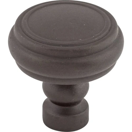 Top Knobs Brixton Rimmed 1-1/4" Diameter Mushroom Knob in Sable - TK880SAB - Picture 2 of 3