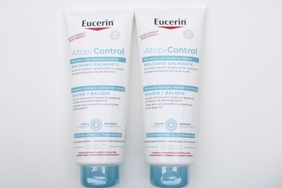2x Eucerin AtopiControl Balm Light Texture 400ml (13.53fl oz)