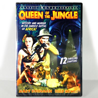 Queen of the Jungle: Serial 12 Chapters (DVD, 1935) Brand New !   Mary Kornman