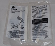 Lot of 2 NEW 3M 2209 NEW DISPOSABLE WRIST STRAP FREE SHIPPING