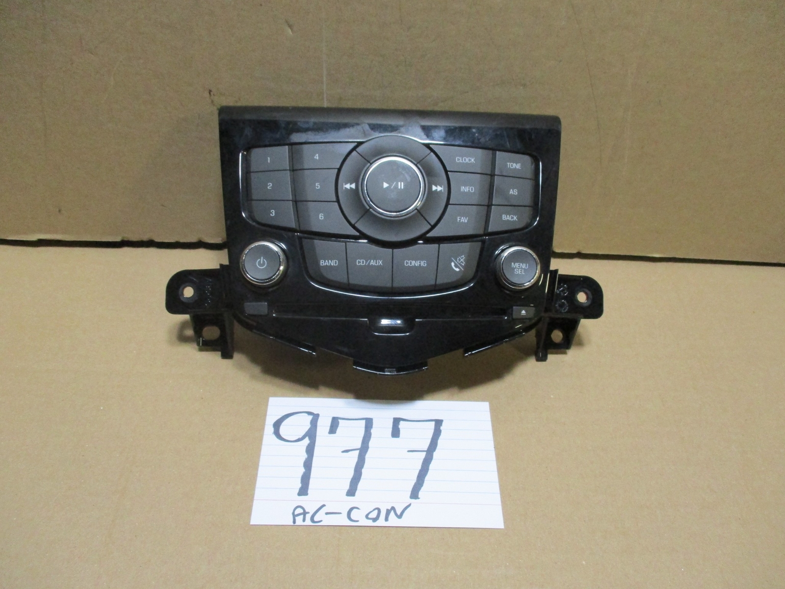 12 13 14 15  Chevrolet Cruze RADIO Control Panel Used Stock #977-AC