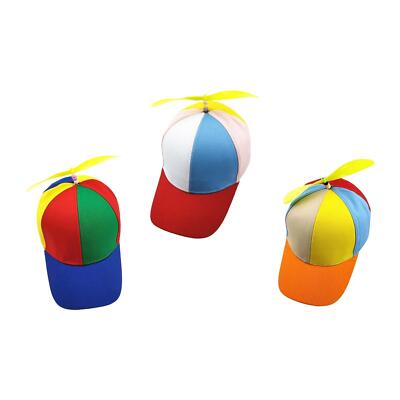 Lustige Propellermütze Baseballmütze, Kinder Kostüm Hüte Regenbogen Libelle Sonne