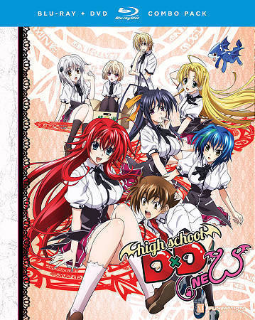 High School DxD New: The Series (Blu-ray/DVD, 2014, 4-Disc Set