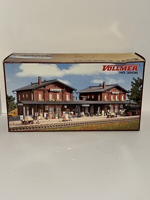NEW VERY RARE VOLLMER 3506 TRAIN STATION 1:87 HO SCALE KIT