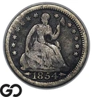 1854 Seated Liberty Half Dime w/ Arrows