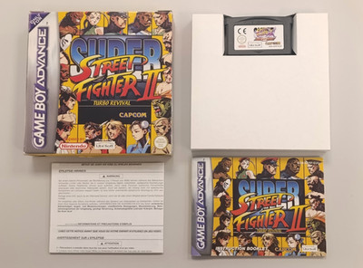 GBA Game Boy Advance Spiel Super Street Fighter Turbo Revival PAL EUR OVP CIB